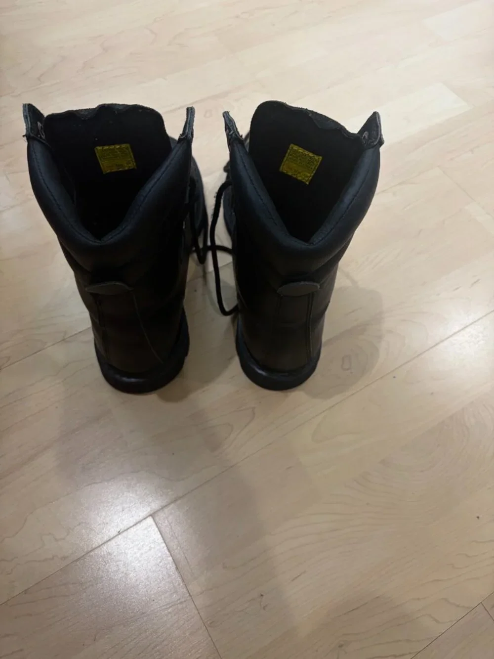 HIJAX Insulated Work Boots – Black Lace‑Up Heavy Duty